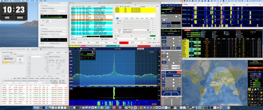Mac SmartSDR og MacloggerDX
