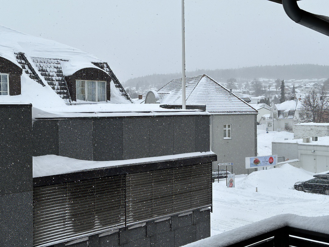 Hotellet sett fra busstorget